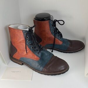 Stylish Multicolor Leather Boots